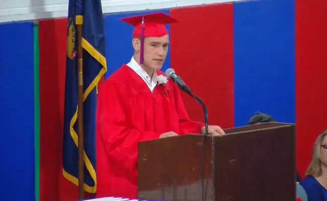 Graduation ceremony photo
